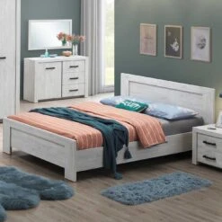 Bed Sela 160x200 - Grijze Eik