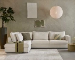 Hoekbank Verita Links - Beige -Emob db 29322 12 1L 3b2c